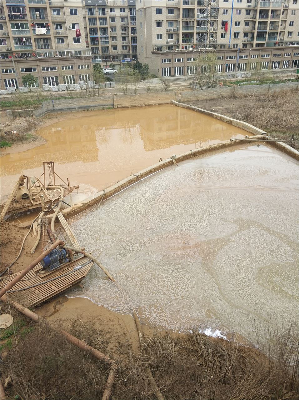 改则沉淀池淤泥清理-厂区废水池淤泥清淤