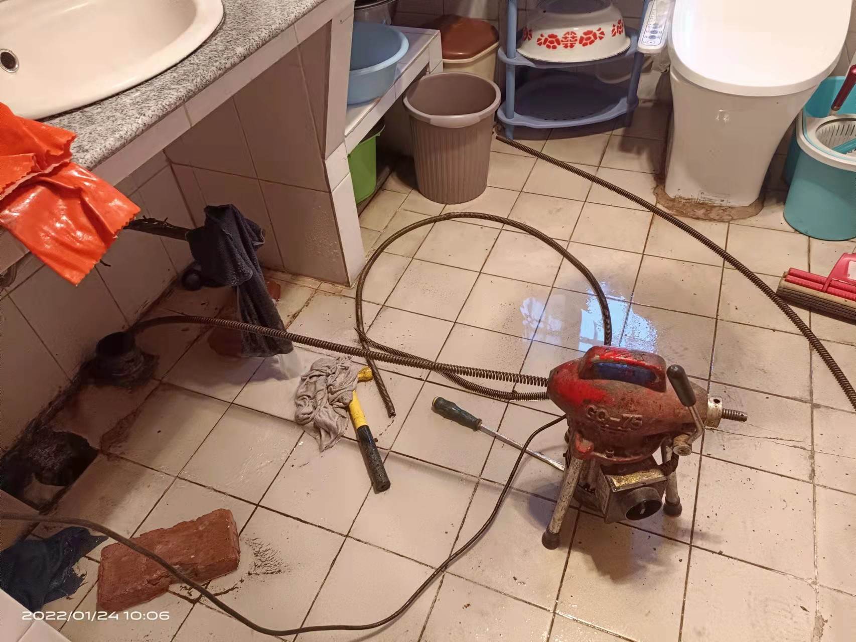 改则疏通厨房下水道,地漏疏通